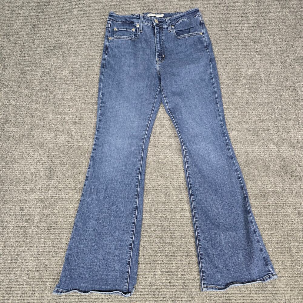 Levi's 725 Jeans Womens 30x30 High Rise Bootcut Blue Stretch Denim